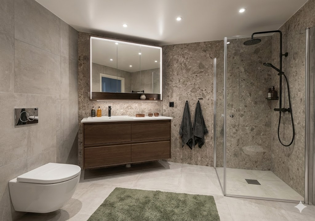 NJ Bygg o Kakel - Färdig badrumsrenovering